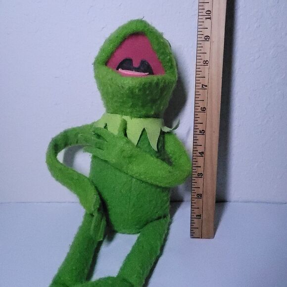 Vintage Kermit The Frog #850 Jim Henson Muppet Doll Fisher Price Plush Toy 1976 - Picture 5 of 12